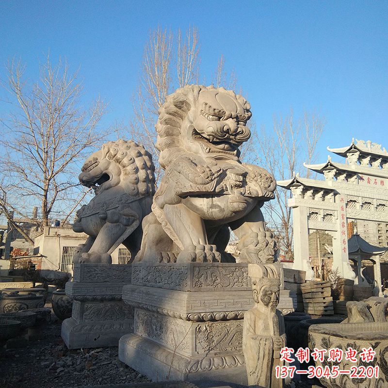 连云港新室内装饰狮子雕塑