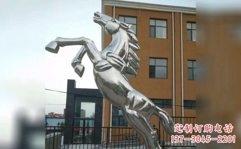 连云港奔马不锈钢雕塑