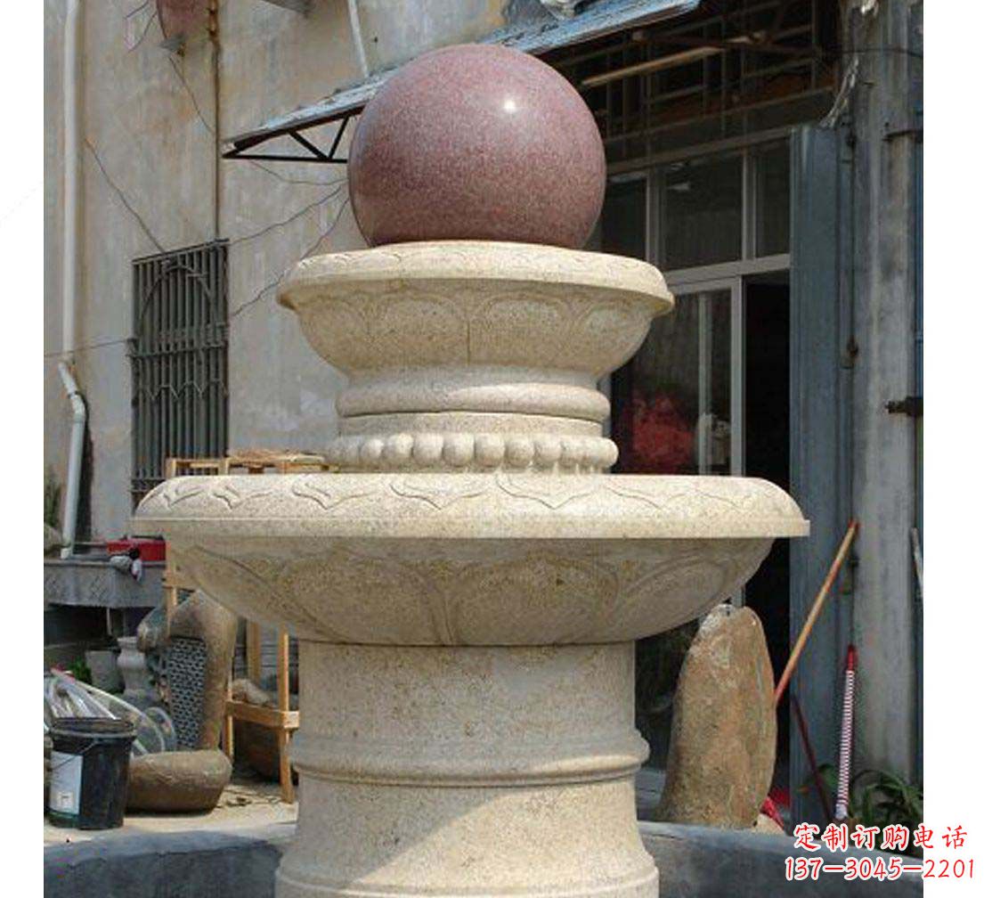 连云港别墅景观装饰风水球喷泉雕塑