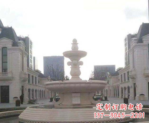 连云港别墅景观大理石喷泉石雕