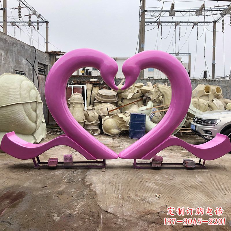 连云港玻璃钢天鹅雕塑