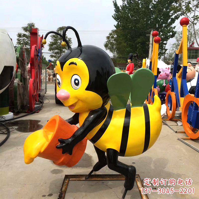 连云港玻璃钢蜜蜂雕塑