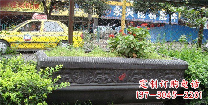 连云港玻璃钢仿铜花盆雕塑精美工艺结合现代科技