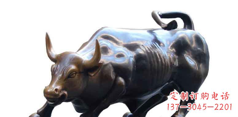 连云港玻璃钢仿铜牛公园动物雕塑雕刻艺术的精美绝伦