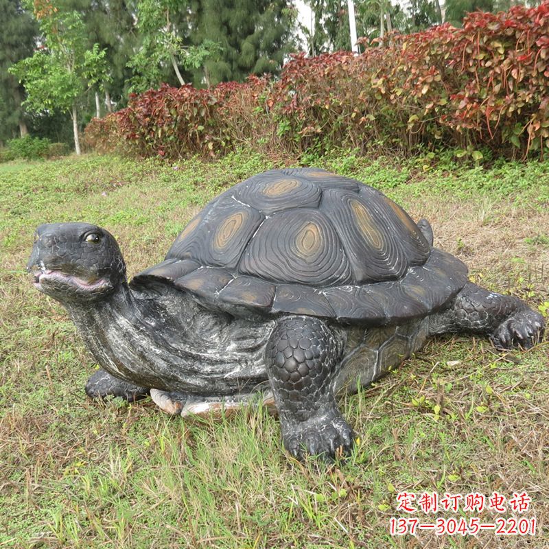 连云港玻璃钢乌龟雕塑传承古老文化