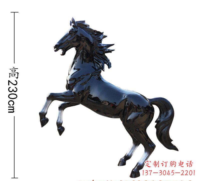 连云港玻璃钢马雕塑精美外形、经久耐用