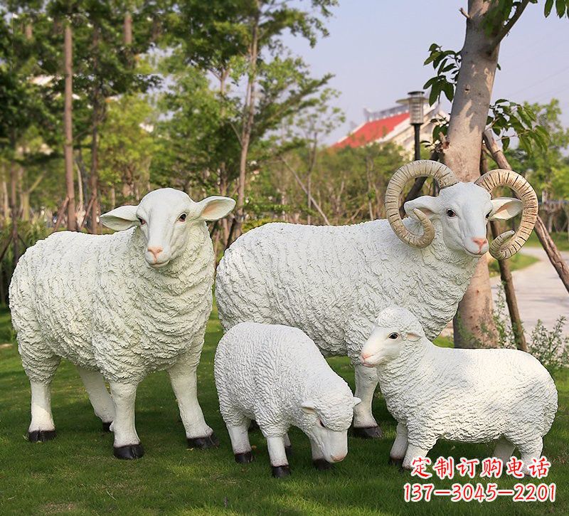 连云港玻璃钢仿真山羊