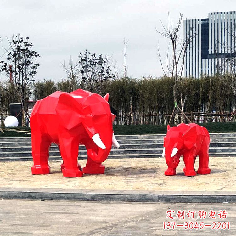 连云港玻璃钢大象雕塑艺术之美