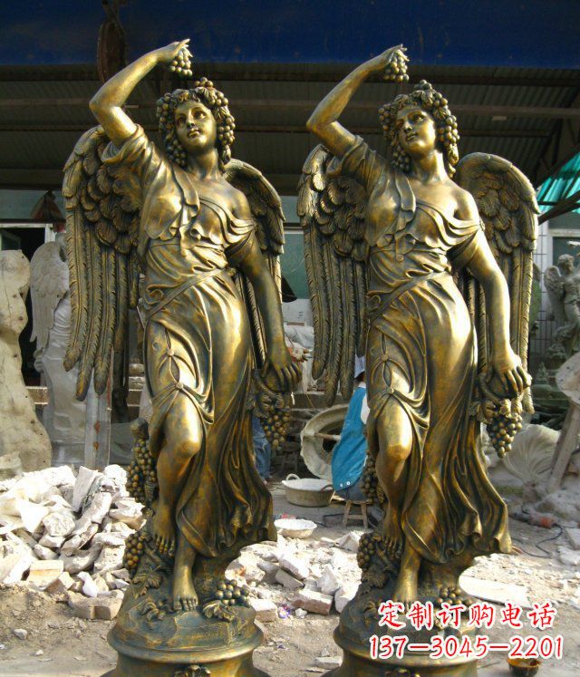 连云港玻璃钢四季女神仿铜人物雕塑