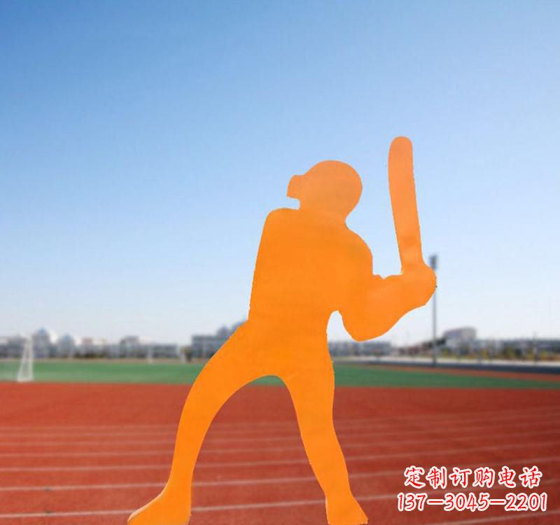 连云港棒球运动人物雕塑传承棒球精神