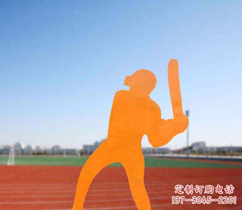 连云港不锈钢棒球雕塑精美的艺术品