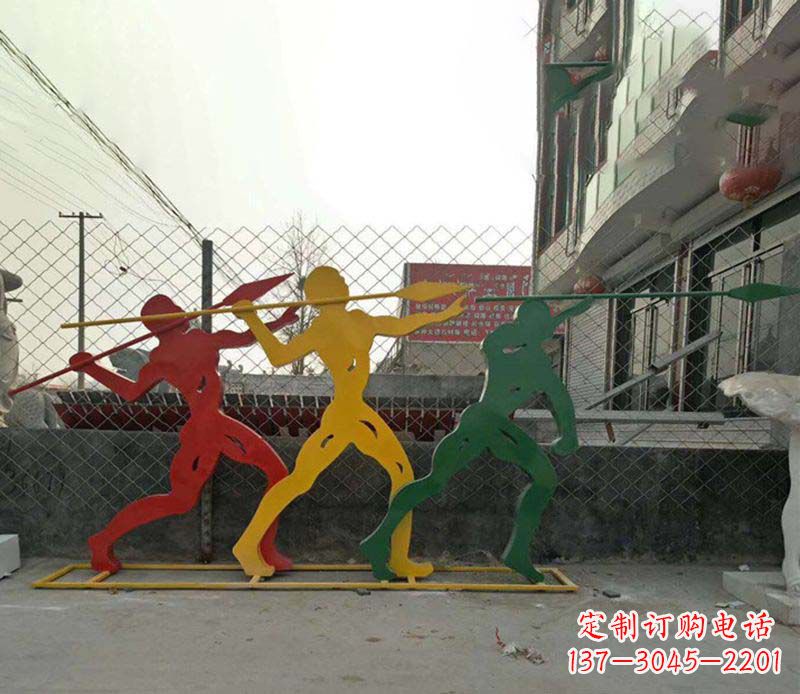 连云港不锈钢标枪雕塑一种新兴的艺术形式