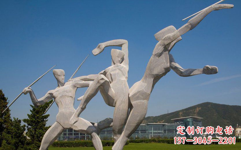 连云港不锈钢标枪雕塑一种新型的艺术形式