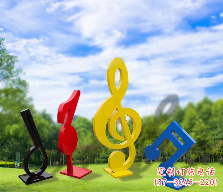 连云港精美的不锈钢音符雕塑