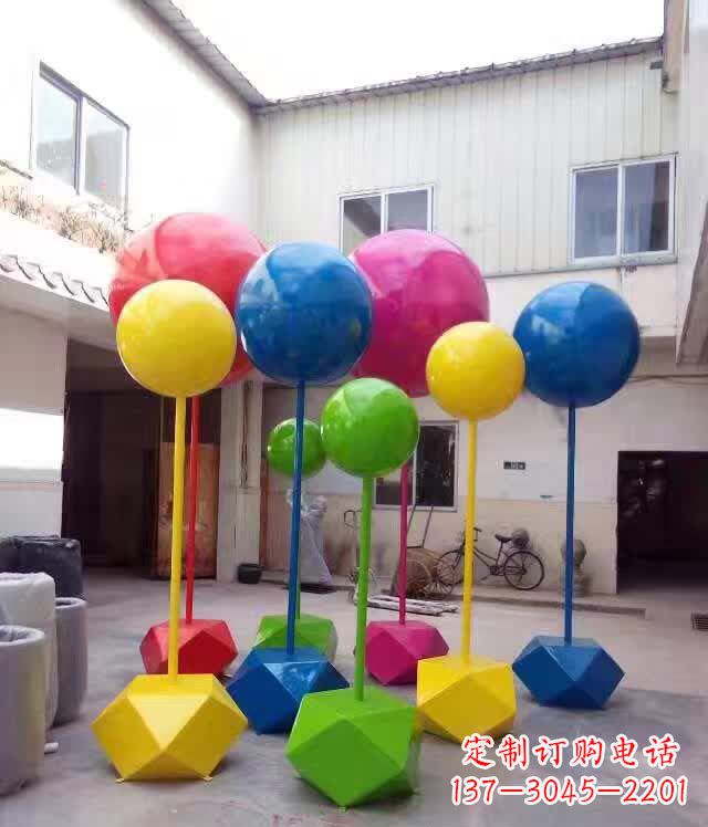 连云港不锈钢彩色气球雕塑艺术的绚丽缤纷