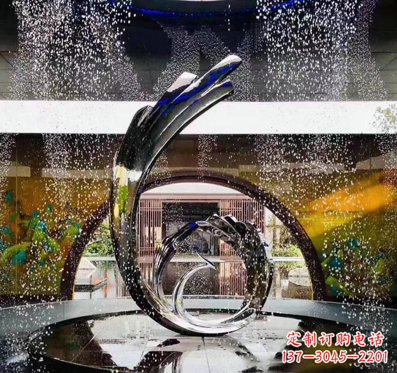 连云港不锈钢城市景观喷泉雕塑