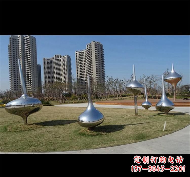 连云港不锈钢城市水滴雕塑唤醒城市的灵魂
