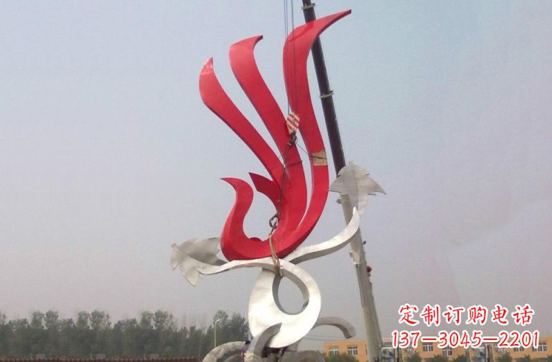 连云港不锈钢凤凰雕塑安装介绍