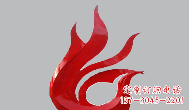 连云港不锈钢凤凰雕塑——传承古代文化之美