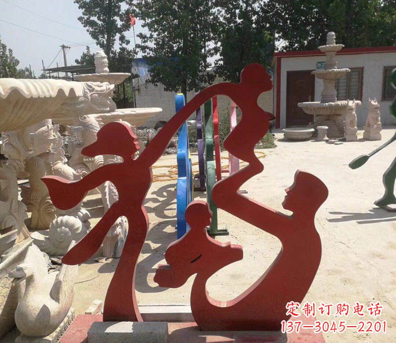 连云港不锈钢福字雕塑