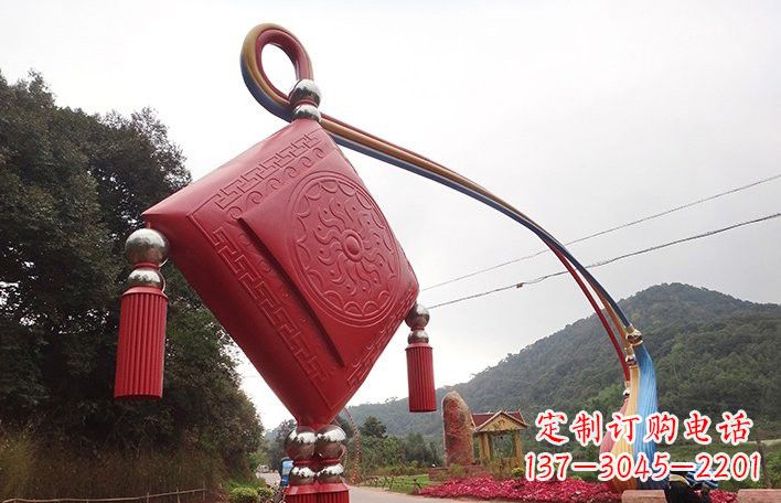 连云港精美不锈钢拱门雕塑