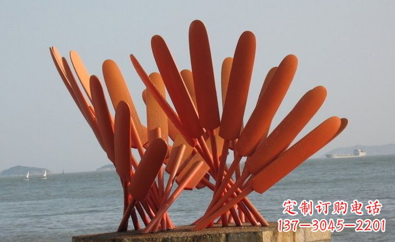 连云港精美不锈钢船桨雕塑