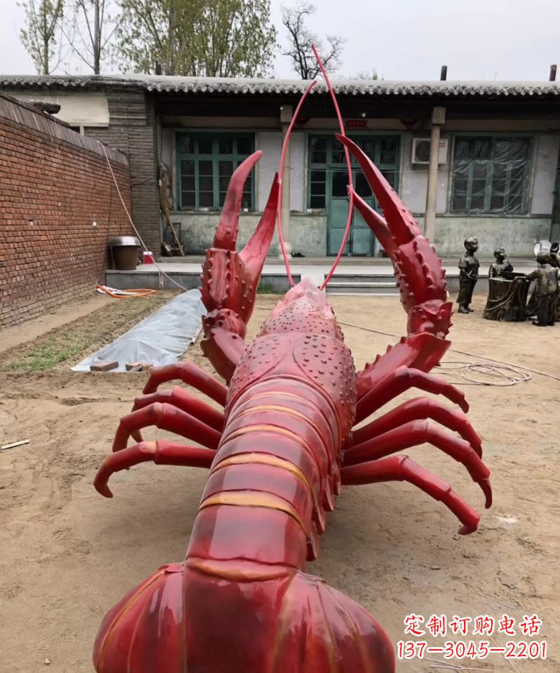 连云港不锈钢大龙虾雕塑