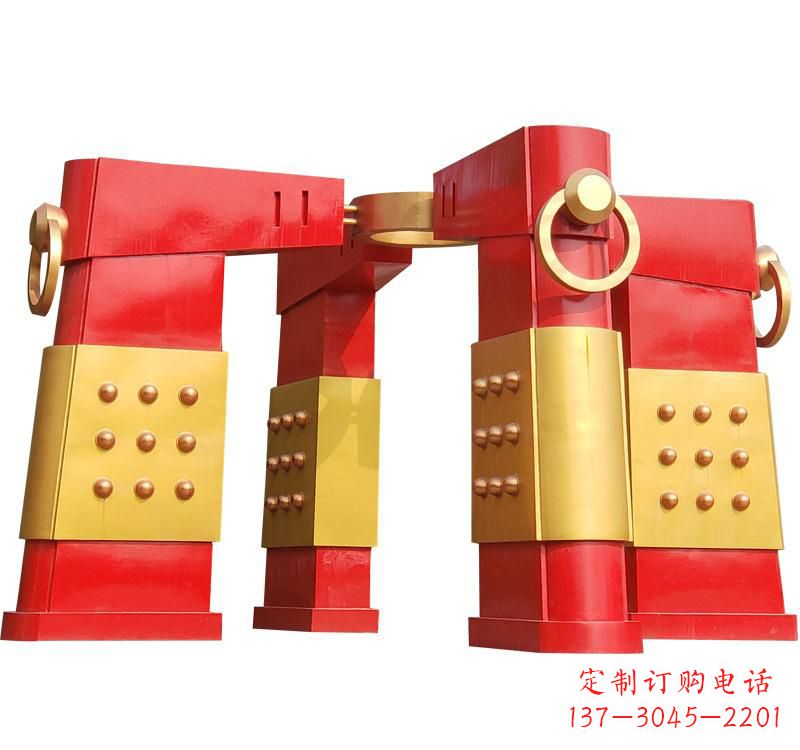 连云港不锈钢大型拱门雕塑——传承文化精髓