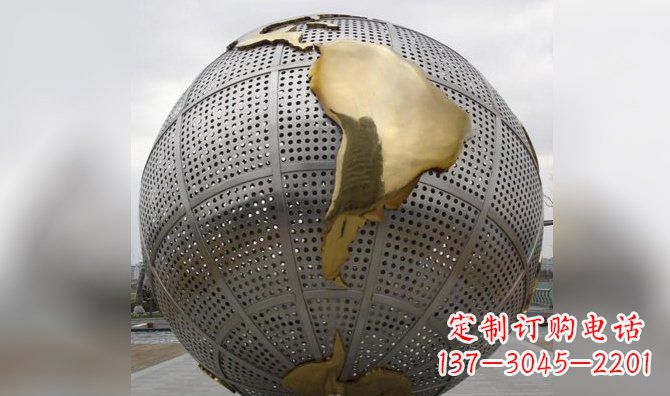 连云港不锈钢地球雕塑传承人类文明的精神象征