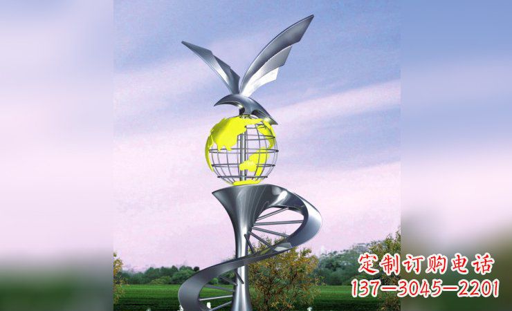 连云港不锈钢雕塑雄鹰展翅