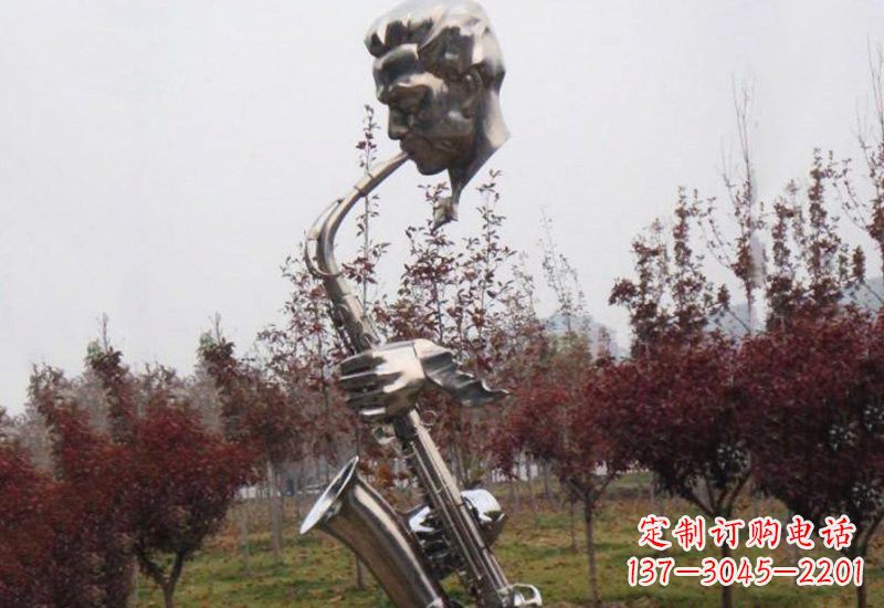 连云港不锈钢萨克斯雕塑艺术与音乐的结合
