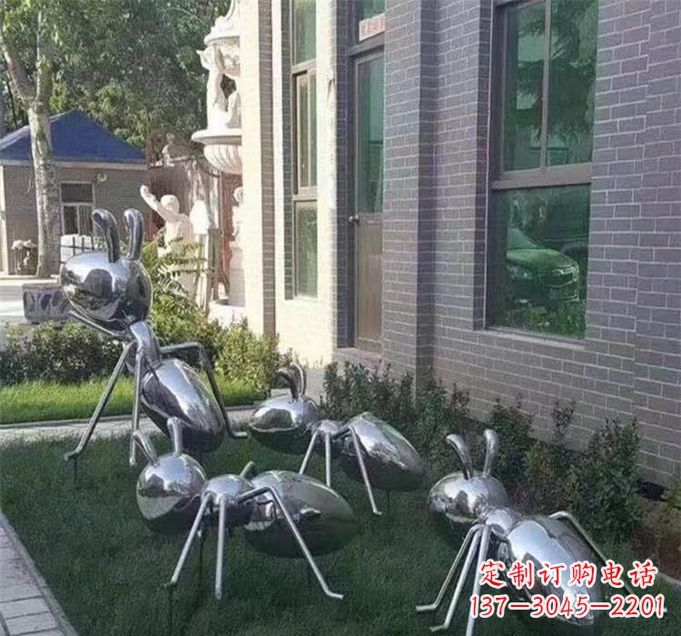 连云港不锈钢蚂蚁雕塑—精致细腻的艺术品