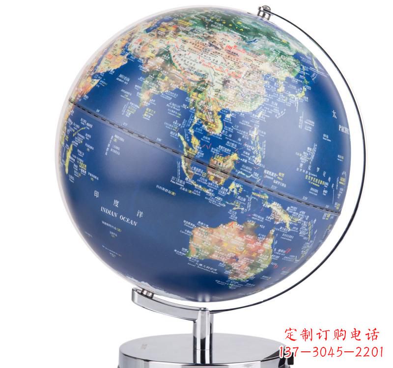 连云港不锈钢地球仪雕塑精美的艺术品