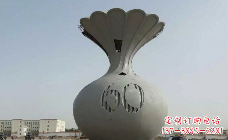 连云港不锈钢花篮雕塑精美绝伦