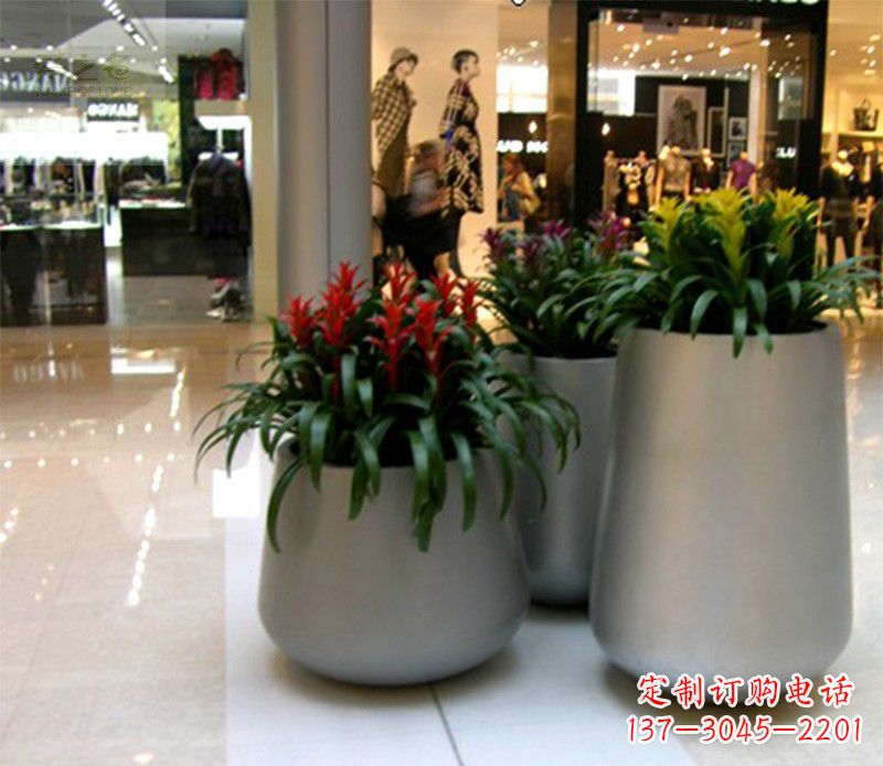 连云港不锈钢花盆雕塑精美绝伦