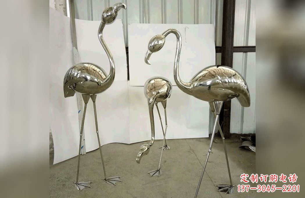 连云港不锈钢火烈鸟——雕塑之美