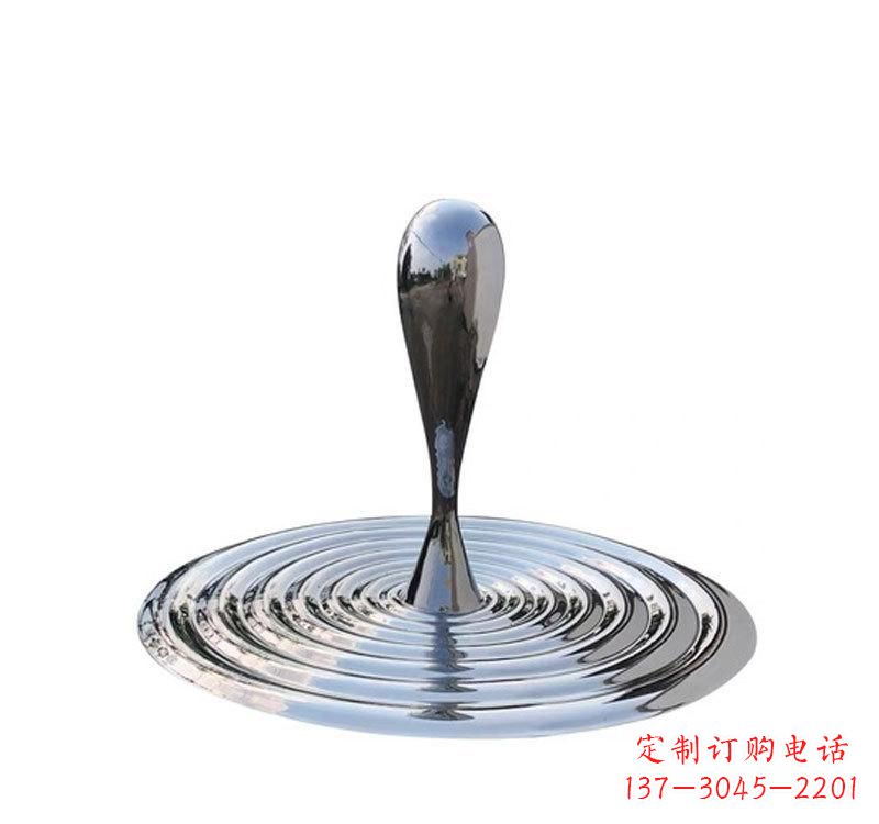 连云港不锈钢景区水滴雕塑精美绝伦