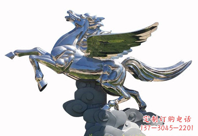 连云港不锈钢马雕塑把美丽的艺术带入家庭