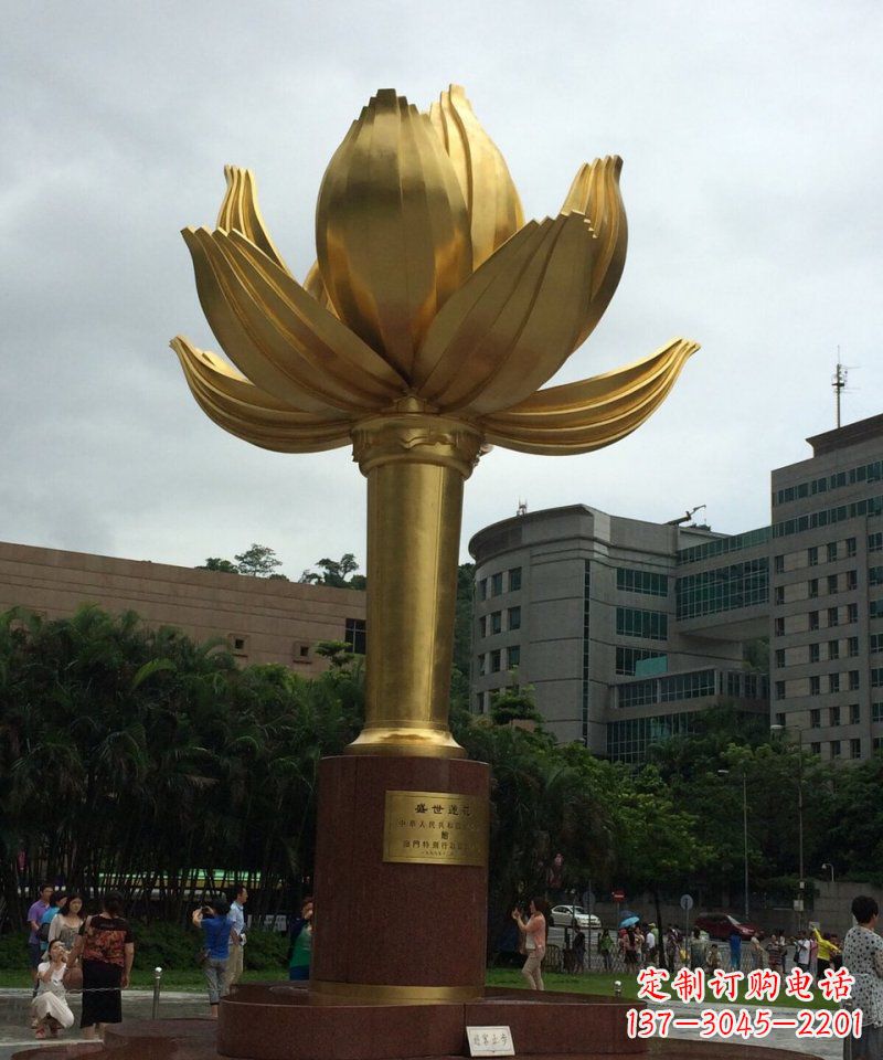 连云港不锈钢莲花雕塑——美丽的艺术见证