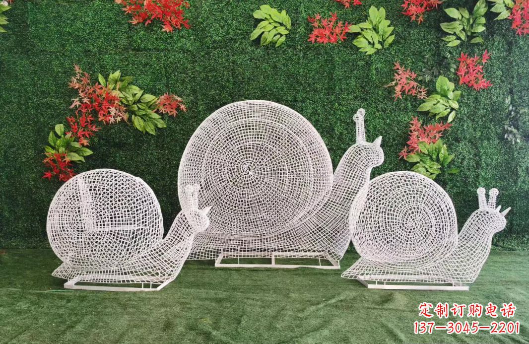 连云港不锈钢镂空蜗牛雕塑艺术技艺的精致之美