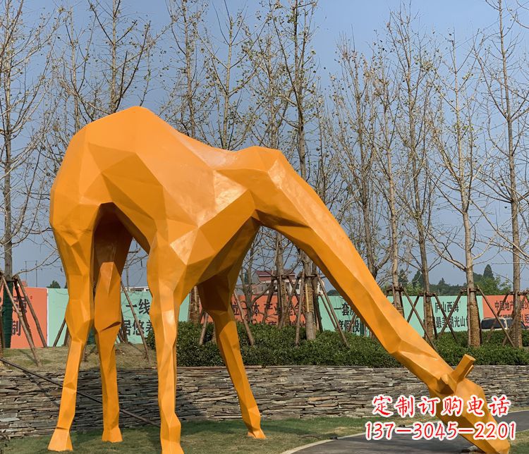 连云港不锈钢雕刻的精美动物雕塑