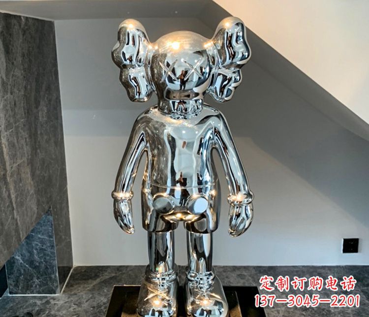 连云港精致的不锈钢机器人雕塑