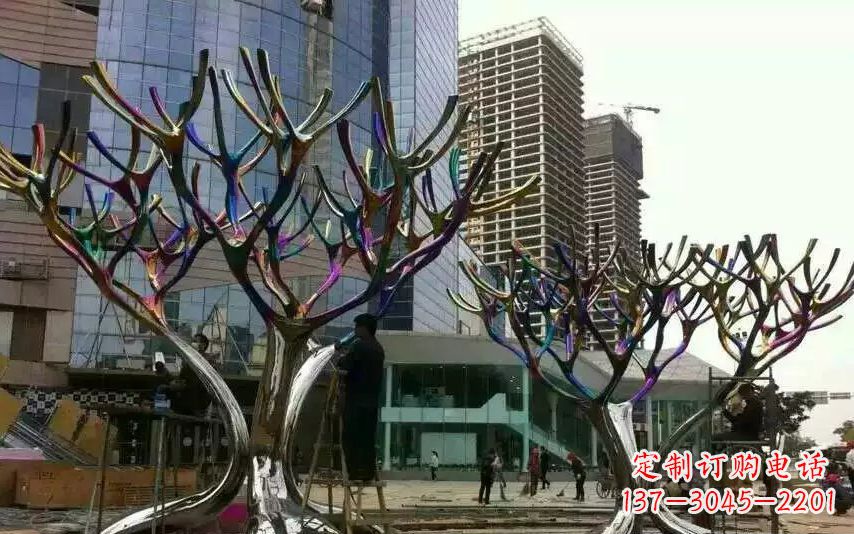 连云港不锈钢树枝景观雕塑