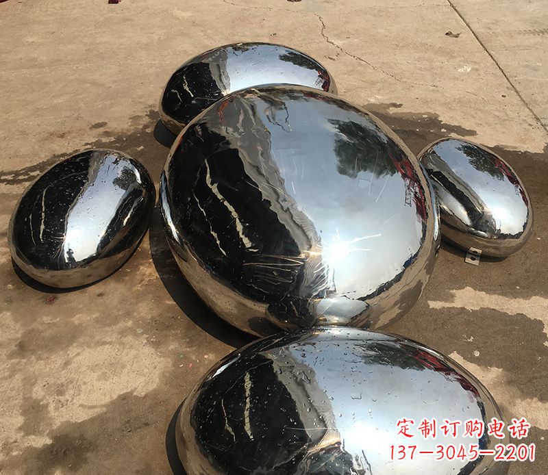 连云港不锈钢水滴抽象雕塑