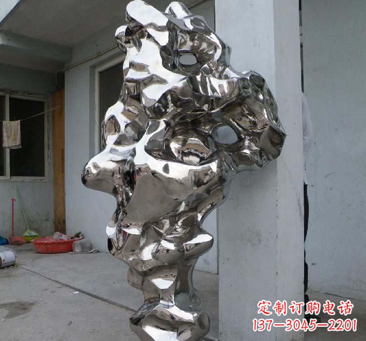 连云港不锈钢园林景观太湖石雕塑