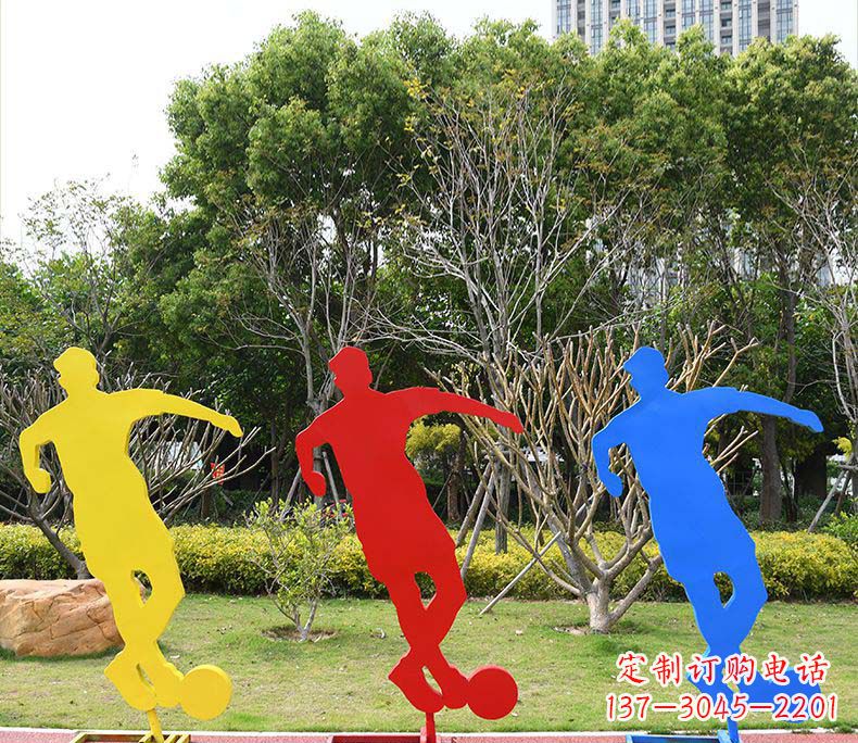 连云港不锈钢足球雕塑激发运动激情
