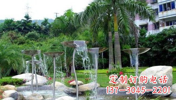 连云港不锈钢造型喷泉雕塑
