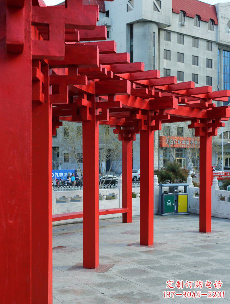 连云港不锈钢长廊公园景观雕塑