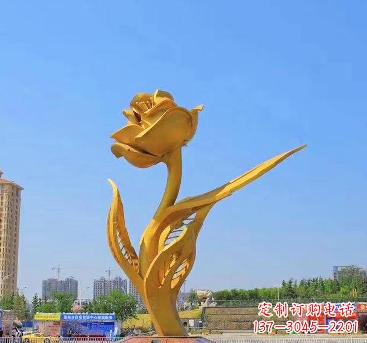 连云港精美不锈钢紫荆花雕塑