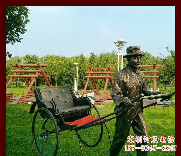 连云港细说黄包车夫人雕塑
